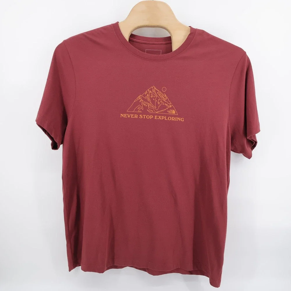 NEW The North Face M EVO MTN BSE SS TEE Sumac Short Sleeve Mens XXL